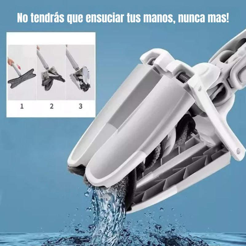 Mopa Trapero Limpiador Giratorio Para Pisos Aseo Exprimir - Chamos Store