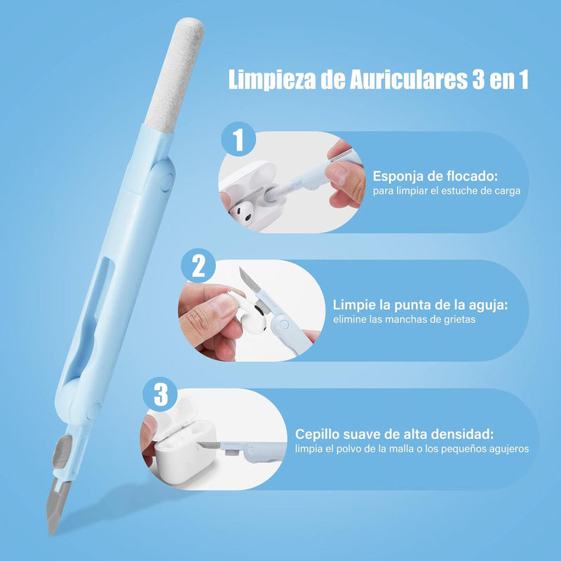 Kit De Limpieza Portátil Limpiador 7 En 1 Limpiador Teclados - Chamos Store