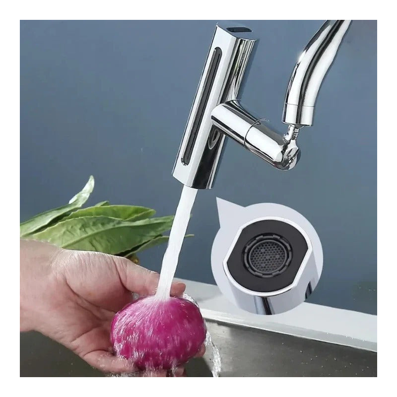 Extensor De Grifo Giratorio De 360° 4 En 1 Anti Salpicaduras - Chamos Store