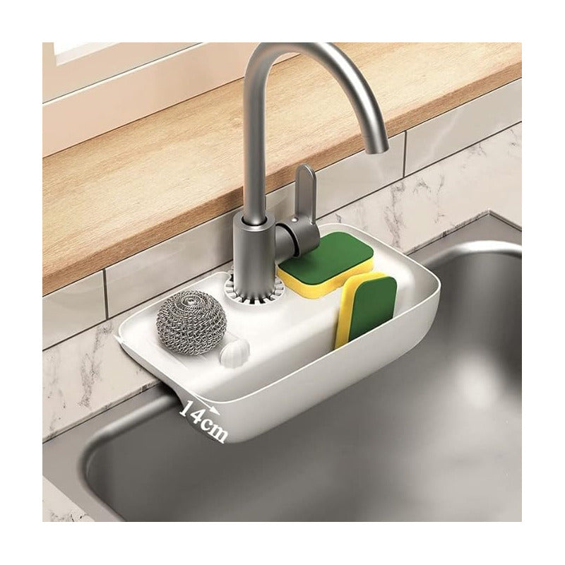 Organizador Escurridor Multiusos Esponja Soporte Utensilios. - Chamos Store
