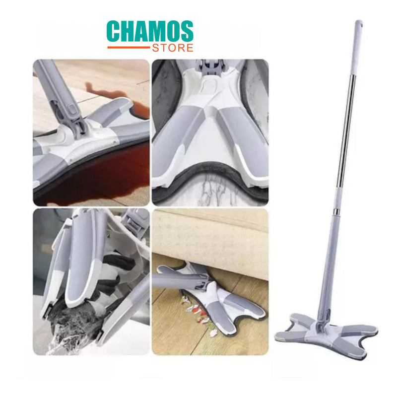 Mopa Trapero Limpiador Giratorio Para Pisos Aseo Exprimir - Chamos Store