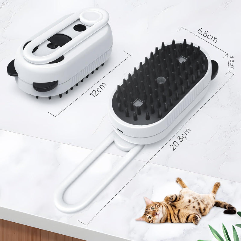 Cepillo De Vapor Para Mascota 4 En 1 Luz Uv Limpieza De Pelo - Chamos Store