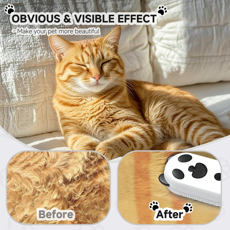 Cepillo De Vapor Para Mascota 4 En 1 Luz Uv Limpieza De Pelo - Chamos Store