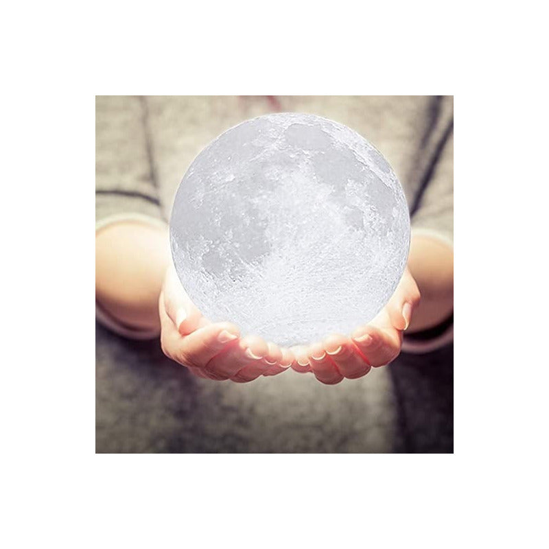 Lámpara Luna 3d Táctil Led 16 Colores Usb - Chamos Store