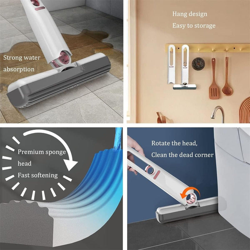 Mini Mopa Trapeador Auto Exprimible Portátil Hogar Plegable - Chamos Store