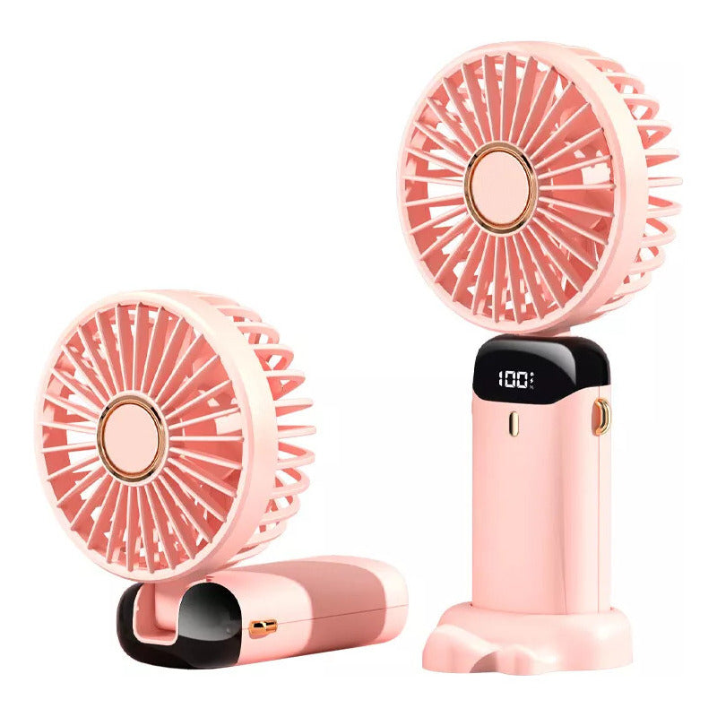 Ventilador Personal Portátil Usb Recargable 5 Velocidades - Chamos Store