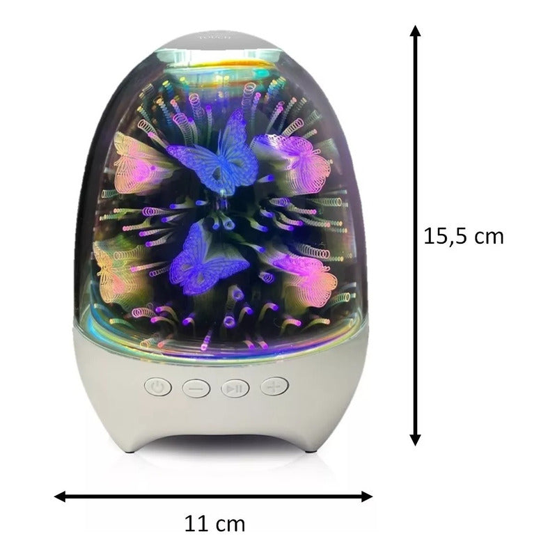 Espanta Cuco Lampara Parlante Bluetooth Luz Nocturna Bebe - Chamos Store