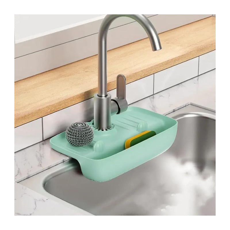 Organizador Escurridor Multiusos Esponja Soporte Utensilios. - Chamos Store