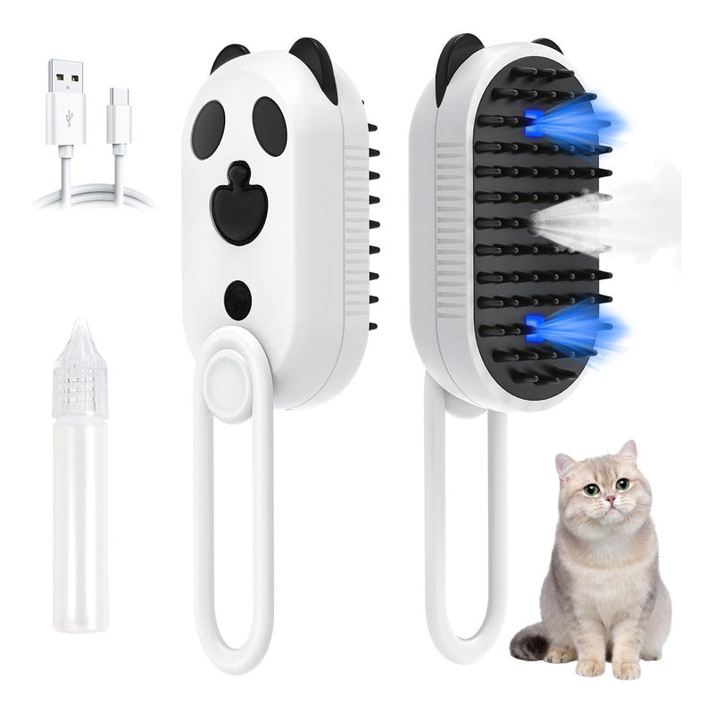 Cepillo De Vapor Para Mascota 4 En 1 Luz Uv Limpieza De Pelo - Chamos Store