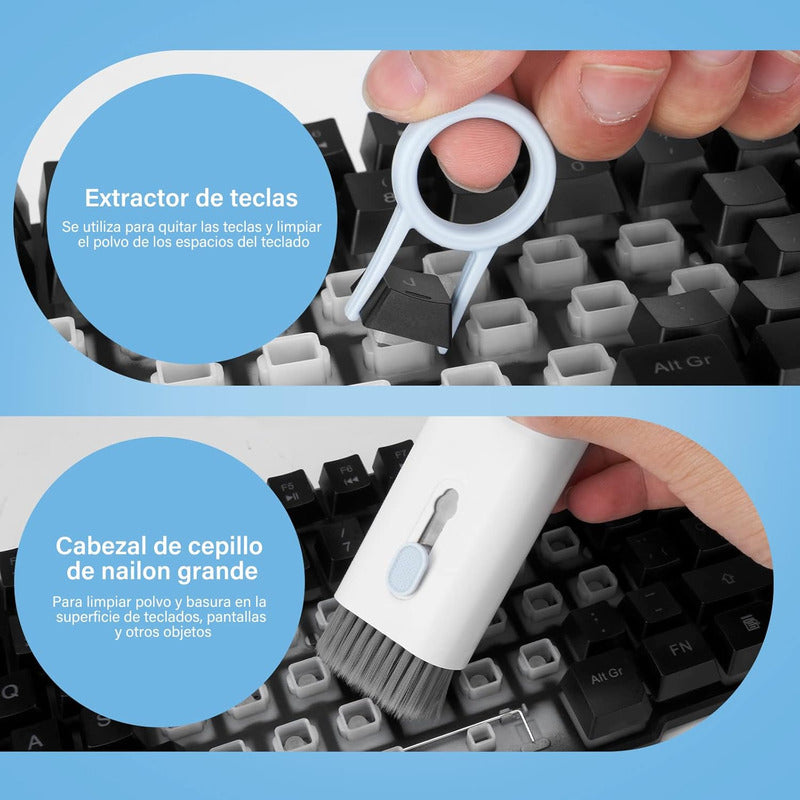 Kit De Limpieza Portátil Limpiador 7 En 1 Limpiador Teclados - Chamos Store