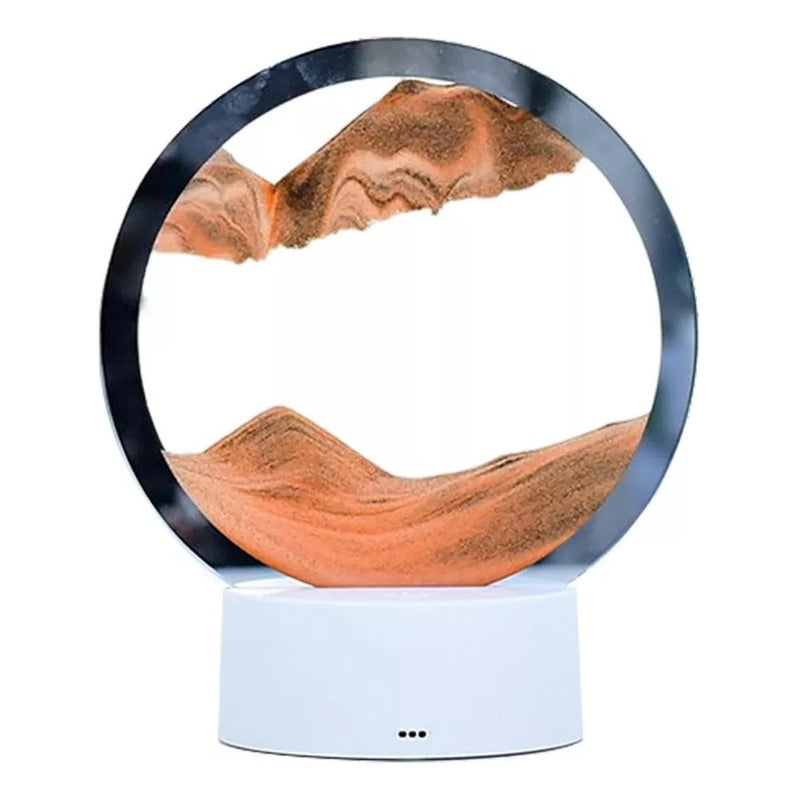 Arte De Arena En Movimiento Decoración Con Luz Lampara Mesa - Chamos Store