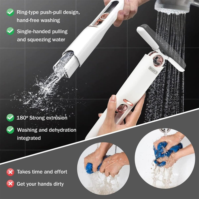 Mini Mopa Trapeador Auto Exprimible Portátil Hogar Plegable - Chamos Store