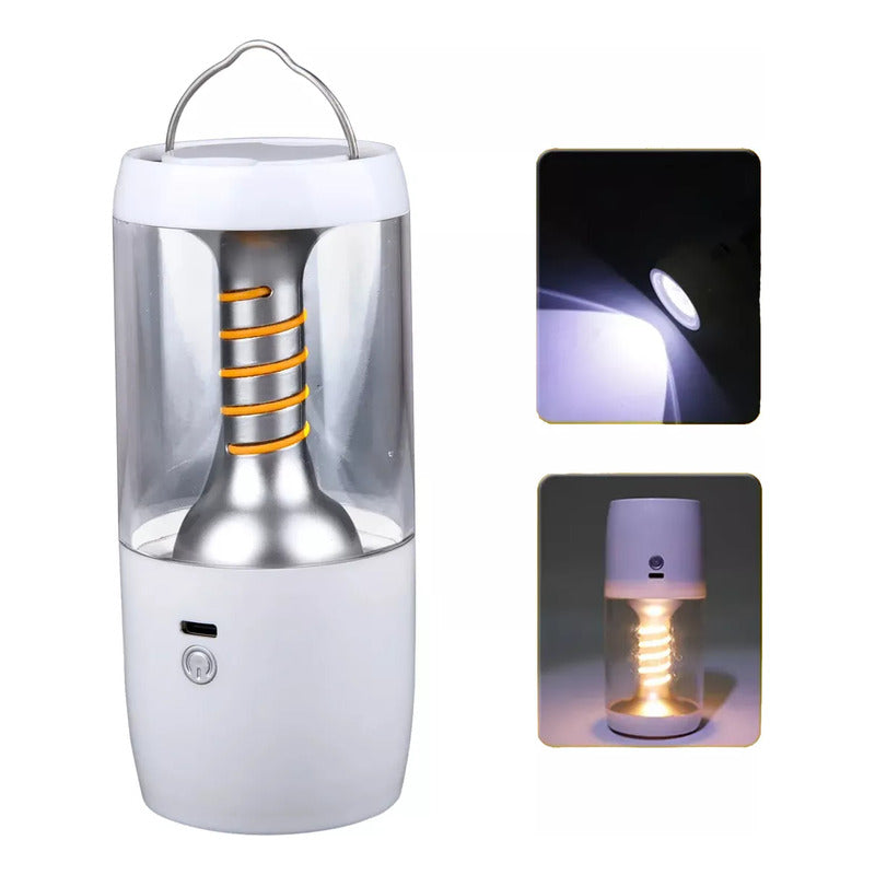 Lampara De Emergencia Lampara Luz Calida Linterna Luz Fria - Chamos Store