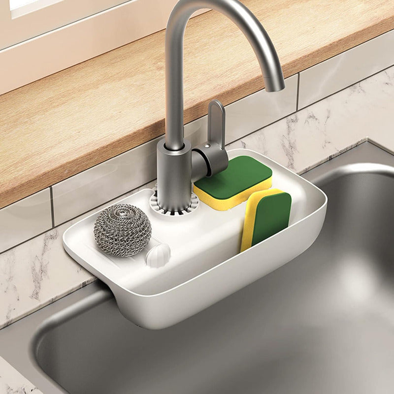 Organizador Escurridor Multiusos Esponja Soporte Utensilios. - Chamos Store