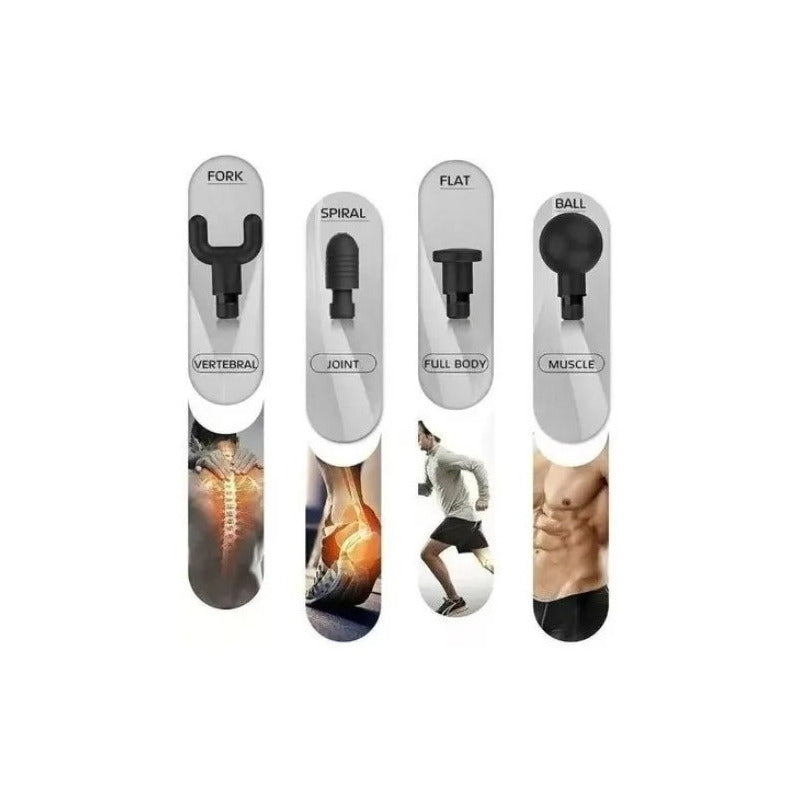 Masajeador Profesional Pistola Masaje Fascial Gun Recargable - Chamos Store