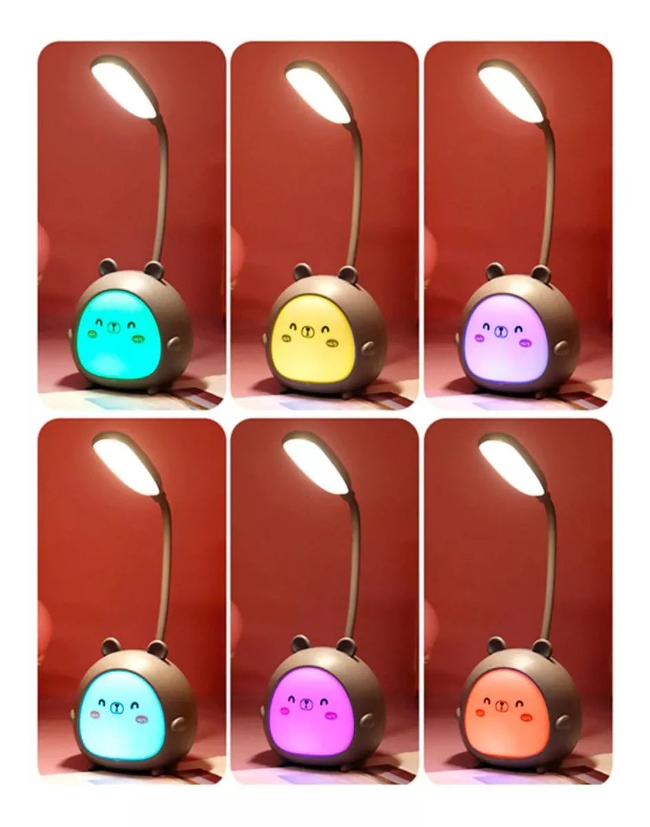 Lampara De Mesa Escritorio Led Rgb Con Diseño Kawaii - Chamos Store