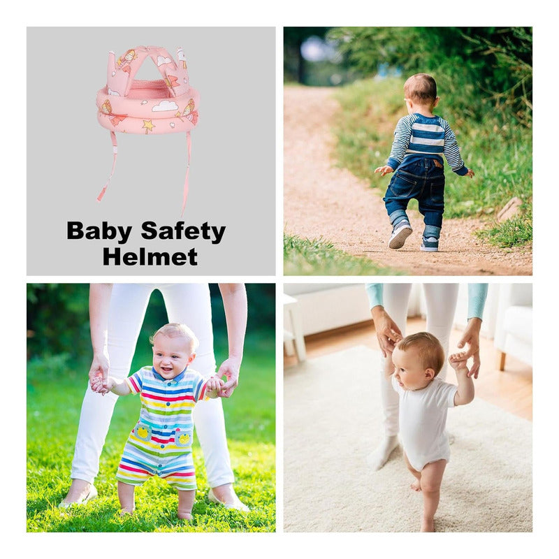 Casco Antigolpes De Seguridad Ajustable Para Bebés - Chamos Store