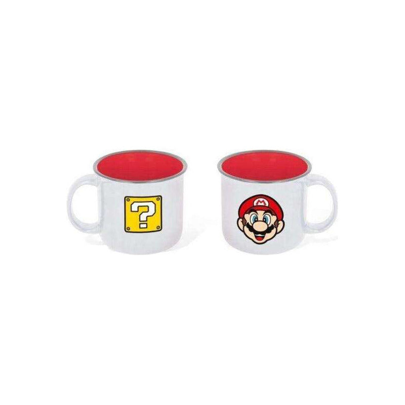 Taza Super Mario Cerámica Nintendo Original 400ml - Chamos Store