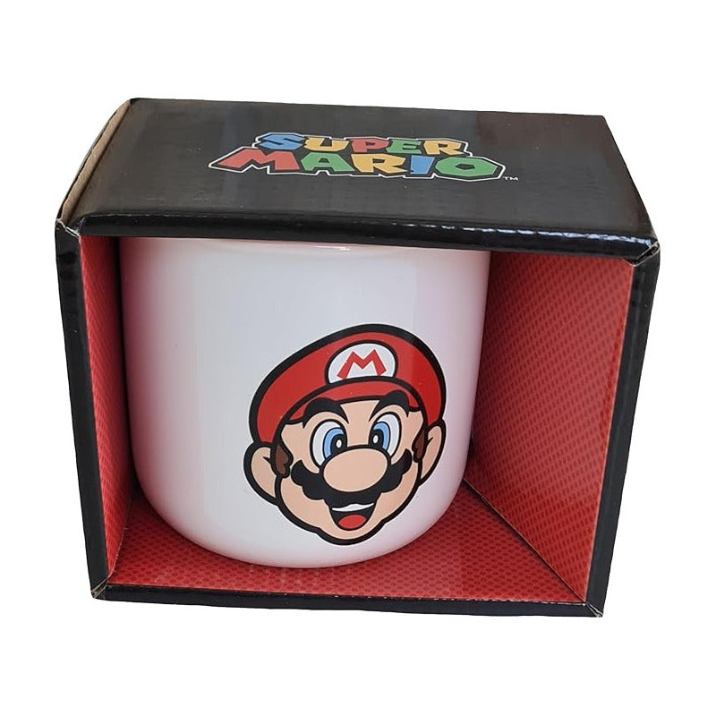 Taza Super Mario Cerámica Nintendo Original 400ml - Chamos Store