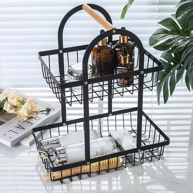 Organizador Frutas Verduras Cesta De Cocina Metalice - Chamos Store