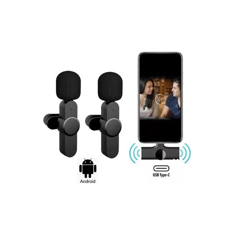 Sistema De Micrófono De Doble Solapa 360 Smartphone Usb-c - Chamos Store