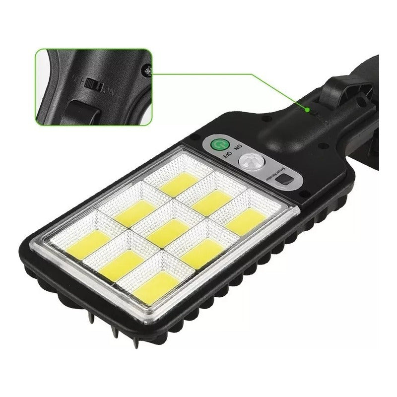 Pack 4 Focos Led Exterior Con Sensor Reflector Solar - Chamos Store