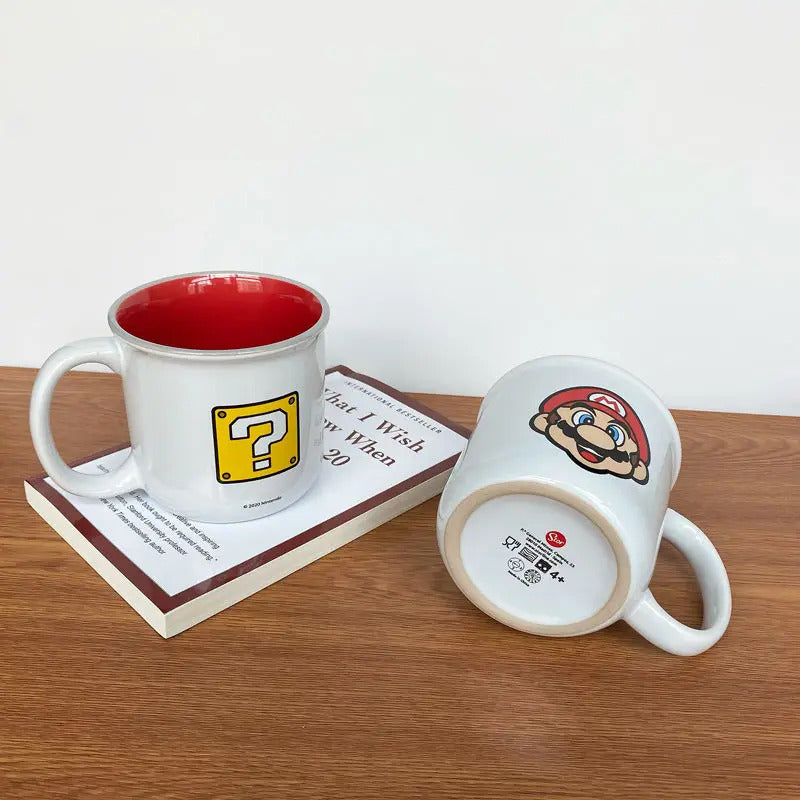 Taza Super Mario Cerámica Nintendo Original 400ml - Chamos Store