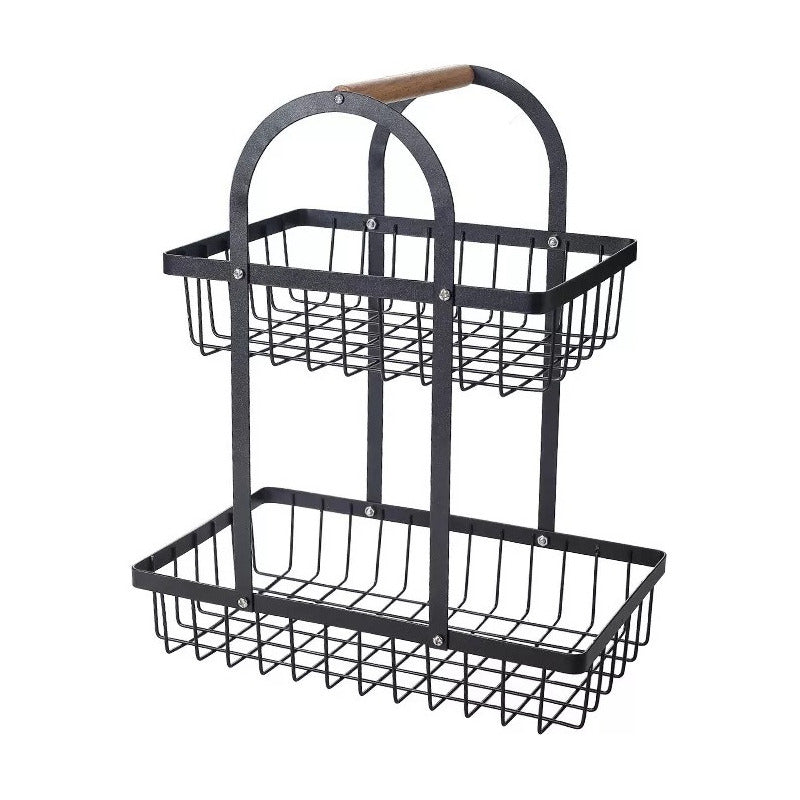 Organizador Frutas Verduras Cesta De Cocina Metalice - Chamos Store