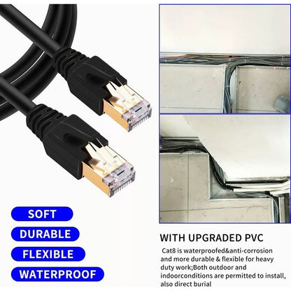 Cable De Red Cat8 20metros Categoría 8 Rj45 Utp Ethernet - Chamos Store