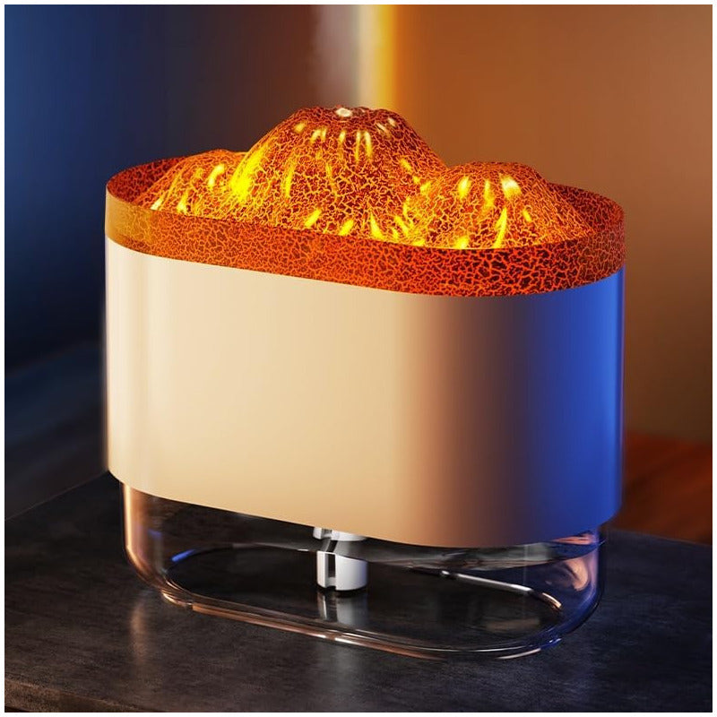 Difusor Aromaterapia Volcán Humidificador Luz 300 Ml - Chamos Store