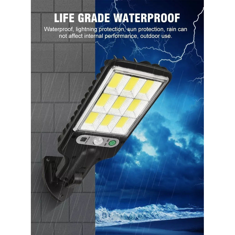 Pack 4 Focos Led Exterior Con Sensor Reflector Solar - Chamos Store