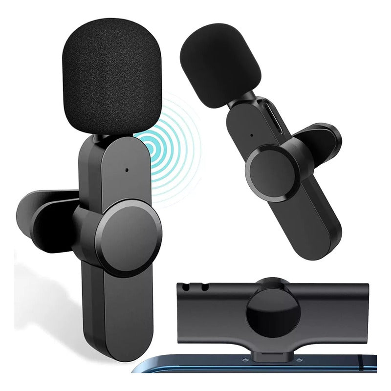 Sistema De Micrófono De Doble Solapa 360 Smartphone Usb-c - Chamos Store