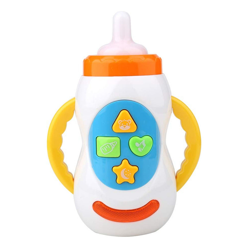 Mamadera Juguete Sensorial Aprendizaje Bebé Musical Luces - Chamos Store