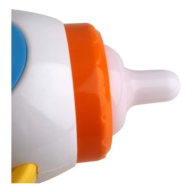 Mamadera Juguete Sensorial Aprendizaje Bebé Musical Luces - Chamos Store