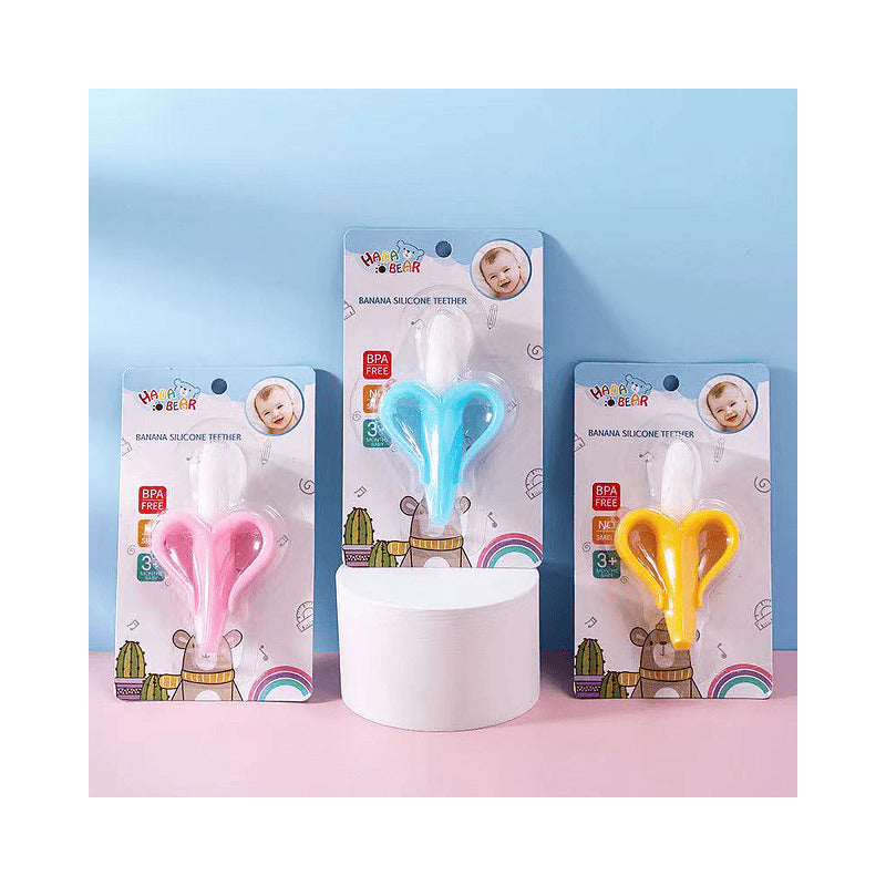 Banana Rascador De Encías Mordedor Cepillo Dientes Infantil - Chamos Store
