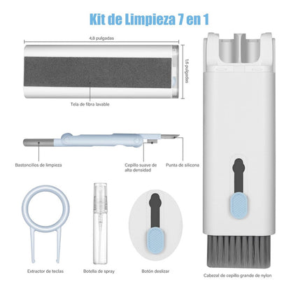 Kit De Limpieza Portátil Limpiador 7 En 1 Limpiador Teclados - Chamos Store