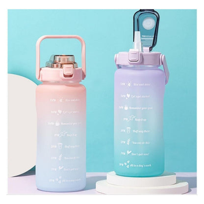 Botella De Agua Con Medidor Motivacional 2000 Ml - Chamos Store