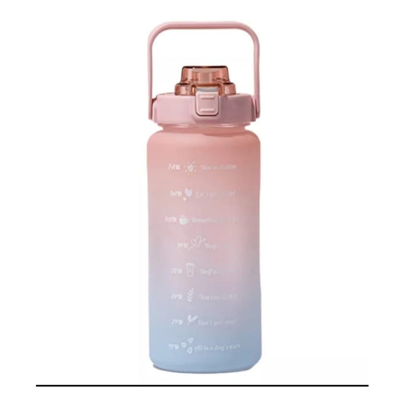 Botella De Agua Con Medidor Motivacional 2000 Ml - Chamos Store