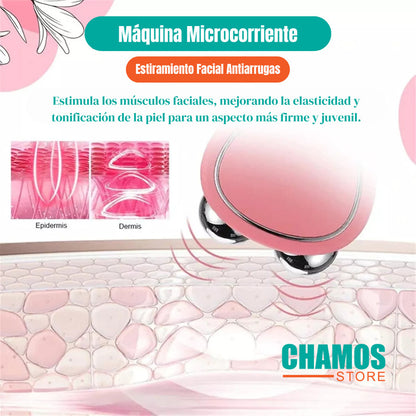 Máquina Microcorriente Estiramiento Facial Antiarrugas - Chamos Store