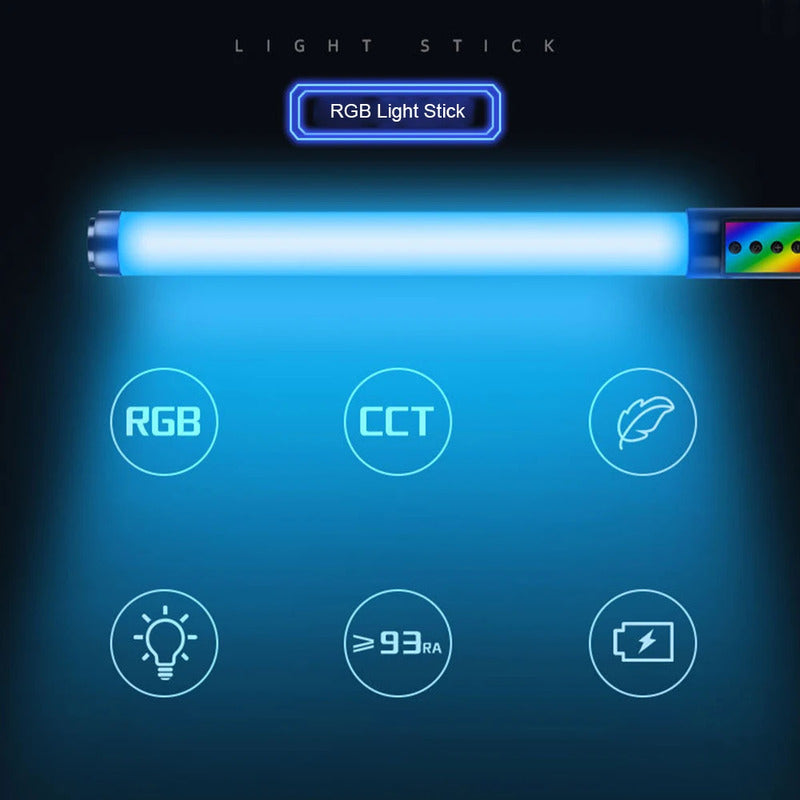 Barra Led Rgb De 50 Cm Iluminación De Estudio Fotográfico - Chamos Store