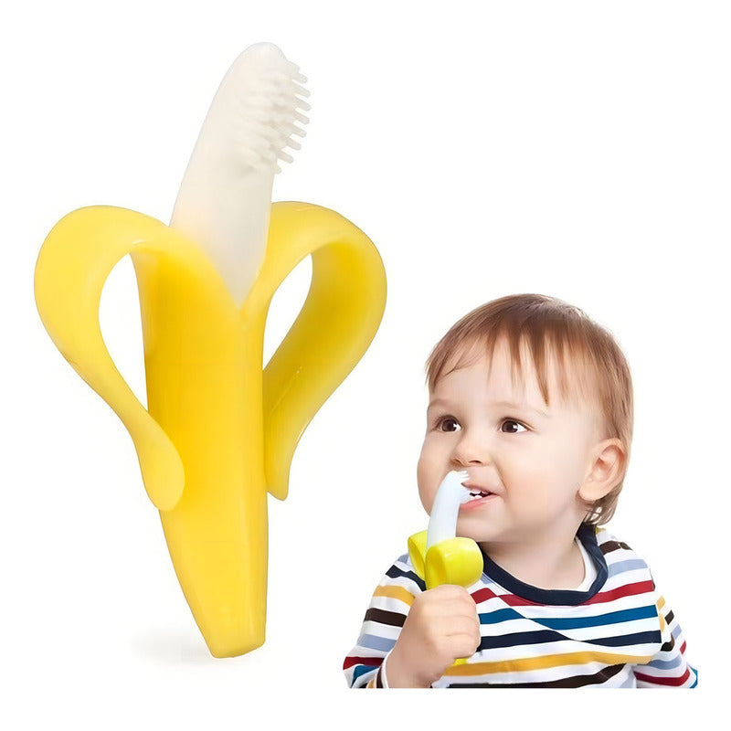 Banana Rascador De Encías Mordedor Cepillo Dientes Infantil - Chamos Store
