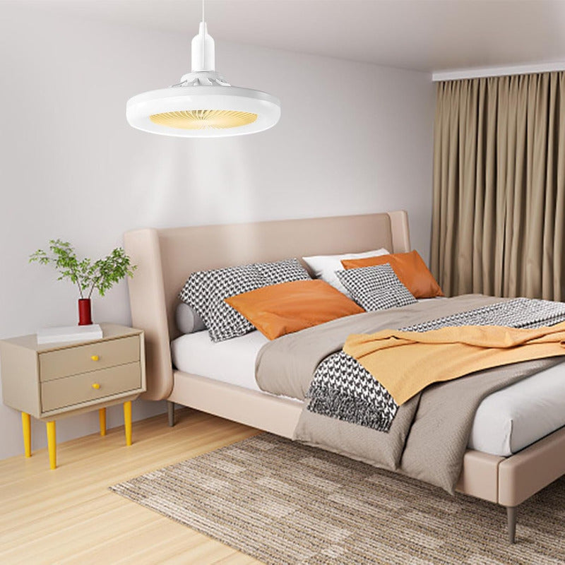 Ventilador De Techo Con Lampara Led Con Control Remoto - Chamos Store