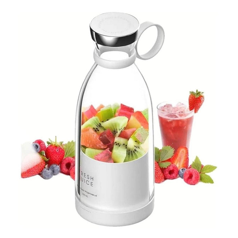Botella Licuadora Recargable Juguera Batidora Portatil Color - Chamos Store