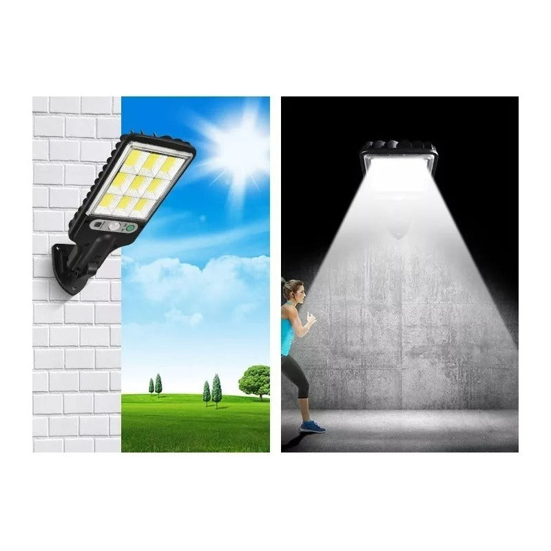 Pack 4 Focos Led Exterior Con Sensor Reflector Solar - Chamos Store