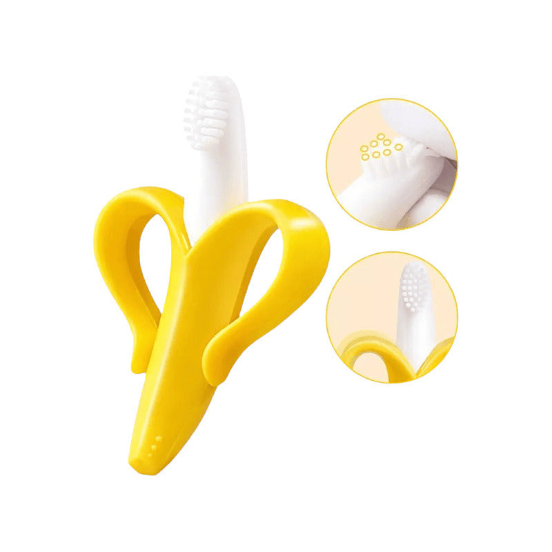 Banana Rascador De Encías Mordedor Cepillo Dientes Infantil - Chamos Store