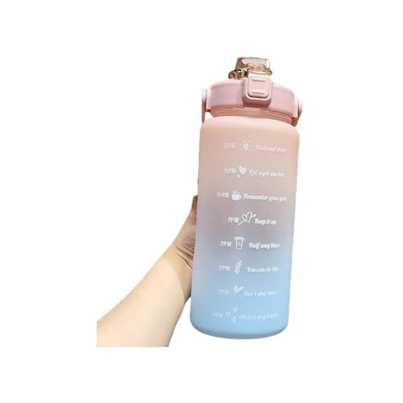 Botella De Agua Con Medidor Motivacional 2000 Ml - Chamos Store