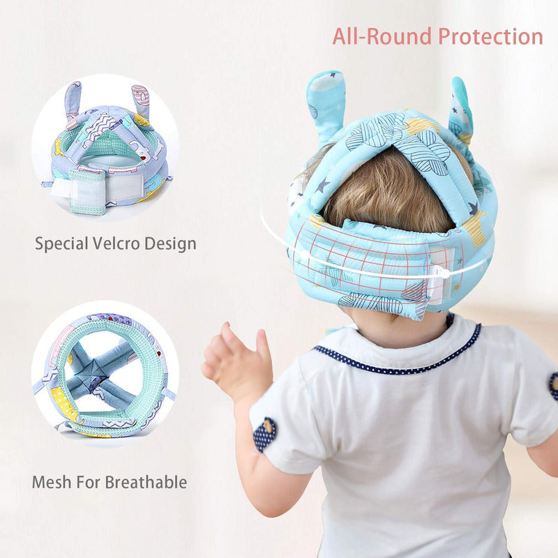 Casco Antigolpes De Seguridad Ajustable Para Bebés - Chamos Store