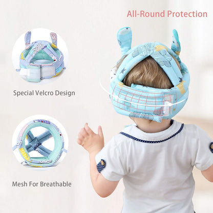 Casco Antigolpes De Seguridad Ajustable Para Bebés - Chamos Store
